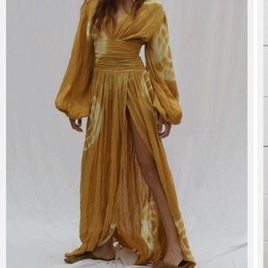 NWT jens pirate booty tie dye maxi dress sz M/L